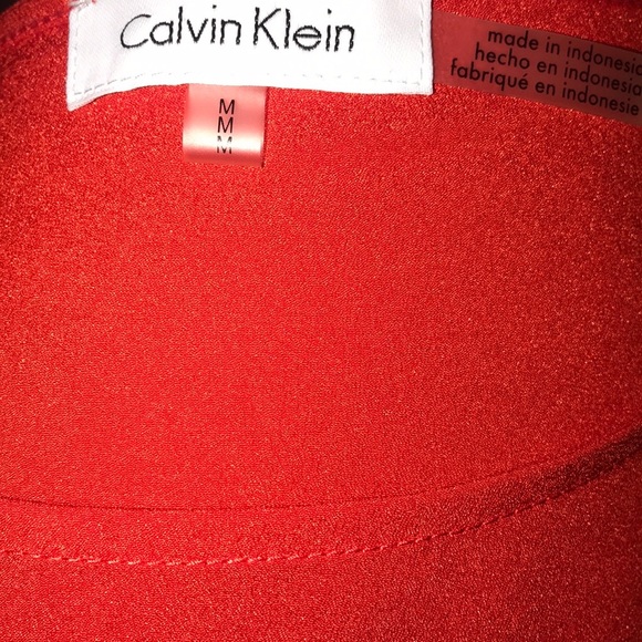 Calvin Klein Sleeveless Print Top Size Medium - Picture 2 of 7